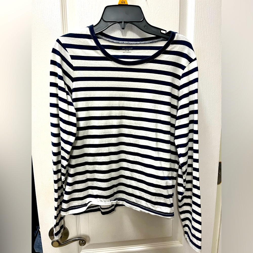 Madewell long sleeve Shirt Sz M